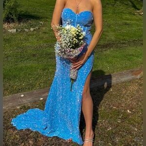 Baby blue Prom dress from lucy in the sky